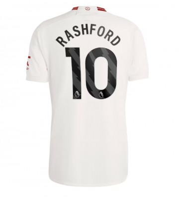Manchester United Marcus Rashford #10 Tredjedrakt 2023-24 Kortermet